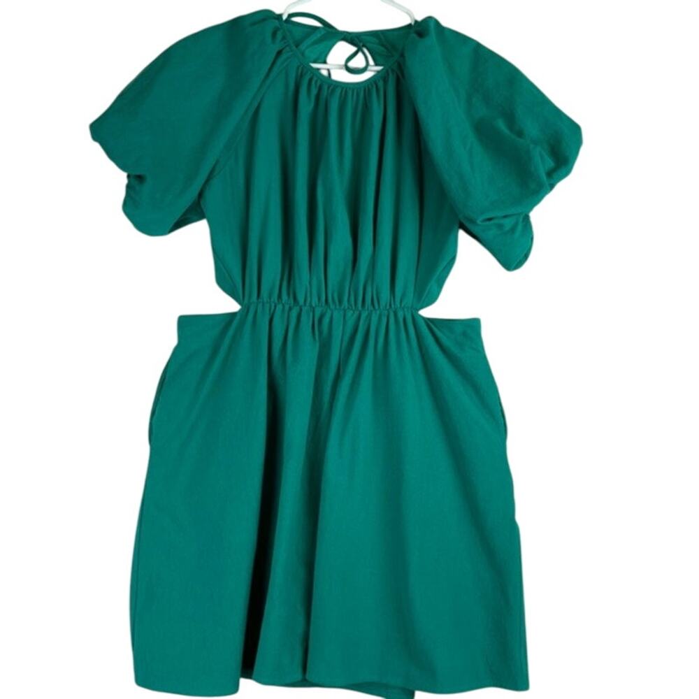 Nasty Gal Green Midi Dress